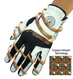 Copper Tech Golf Glove - Women's Right Hand Regular -Golfmagic Store copper tech golf glove infused 2