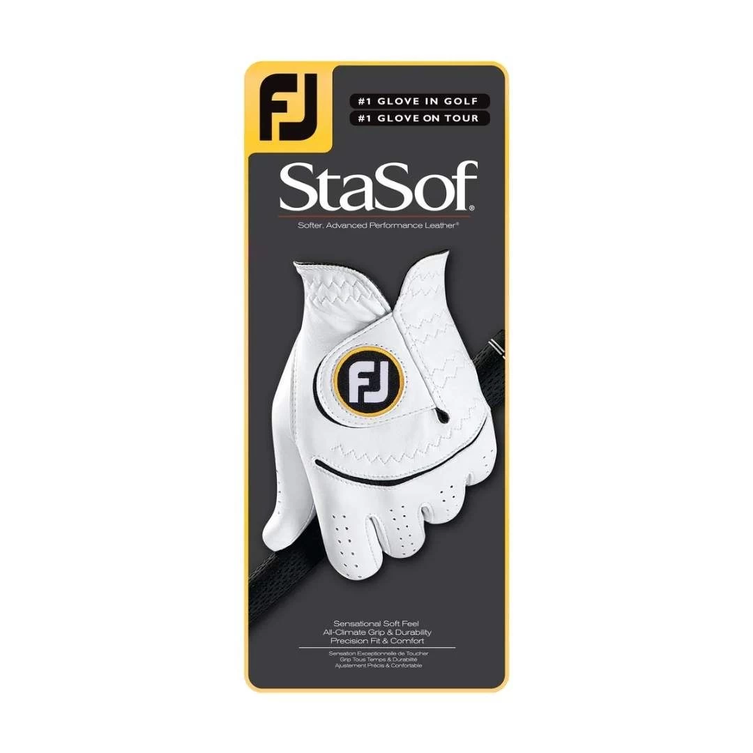 FootJoy Men's StaSof Golf Glove - Right Hand Regular 4 FootJoy Men's StaSof Golf Glove - Right Hand Regular - Image 2