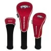 Team Effort NCAA Arkansas Razorbacks Set Of 3 Headcovers -Golfmagic Store ncaa arkansas s3 headcovers