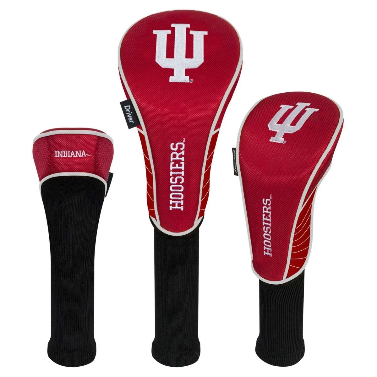 Team Effort NCAA Indiana Hoosiers Set Of 3 Headcovers 3 Team Effort NCAA Indiana Hoosiers Set Of 3 Headcovers