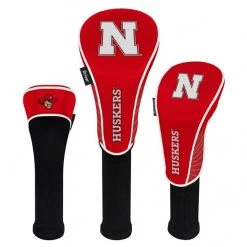 Team Effort NCAA Nebraska Cornhuskers Set Of 3 Headcovers