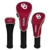 Team Effort NCAA Oklahoma Sooners Set Of 3 Headcovers -Golfmagic Store ncaa oklahoma s3 headcovers