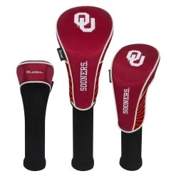 Team Effort NCAA Oklahoma Sooners Set Of 3 Headcovers