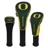 Team Effort NCAA Oregon Ducks Set Of 3 Headcovers -Golfmagic Store ncaa oregon s3 headcovers
