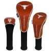 Team Effort NCAA Texas Longhorns Set Of 3 Headcovers -Golfmagic Store ncaa texas s3 headcovers