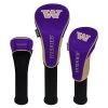 Team Effort NCAA Washington Huskies Set Of 3 Headcovers -Golfmagic Store ncaa washington s3 headcovers