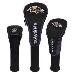 Team Effort NFL Baltimore Ravens Set Of 3 Headcovers