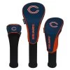 Team Effort NFL Chicago Bears Set Of 3 Headcovers -Golfmagic Store nfl chicago bears set of 3