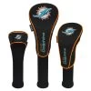 Team Effort NFL Miami Dolphins Set Of 3 Headcovers -Golfmagic Store nfl miami dolphins set of 3