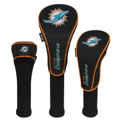 Team Effort NFL Miami Dolphins Set Of 3 Headcovers