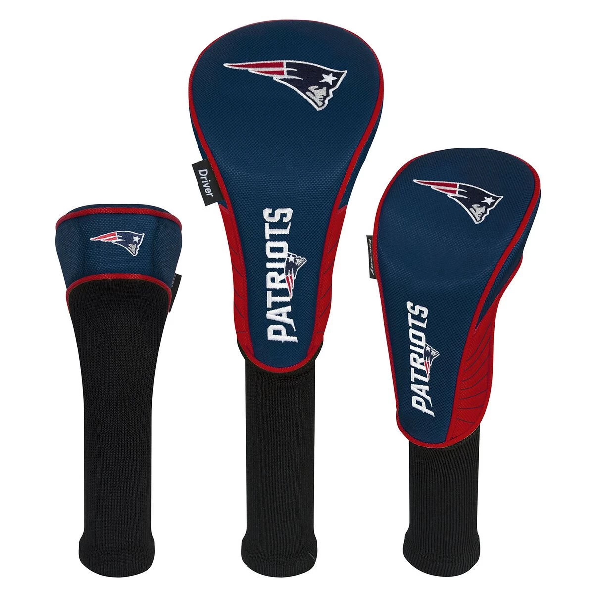 Team Effort NFL New England Patriots Set Of 3 Headcovers 3 Team Effort NFL New England Patriots Set Of 3 Headcovers