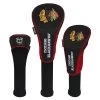 Team Effort NHL Chicago Blackhawks Set Of 3 Headcovers -Golfmagic Store nhl blackhawks set of 3