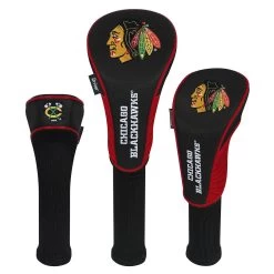 Team Effort NHL Chicago Blackhawks Set Of 3 Headcovers