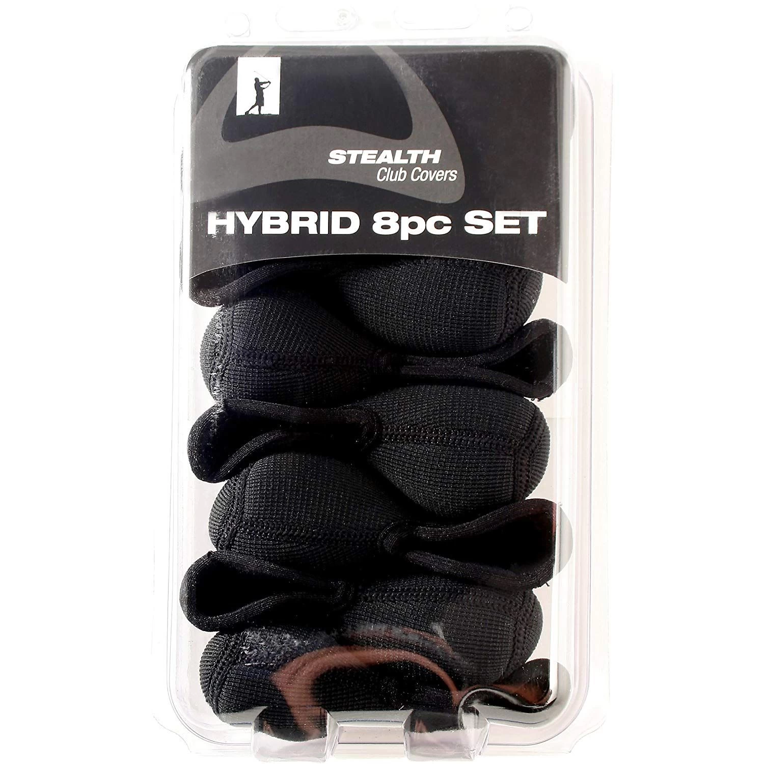 ProActive Sports Stealth Set Of 8 Hybrid Golf Headcovers 3 ProActive Sports Stealth Set Of 8 Hybrid Golf Headcovers