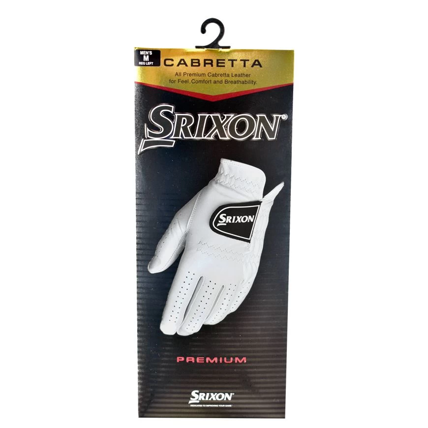 Srixon Men's Cabretta Leather Golf Glove - Left Hand Regular 3 Srixon Men's Cabretta Leather Golf Glove - Left Hand Regular