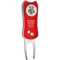 NCAA Team Switchfix Divot Tool -Golfmagic Store team golf ncaa switchfix divot tool wisconsin 1