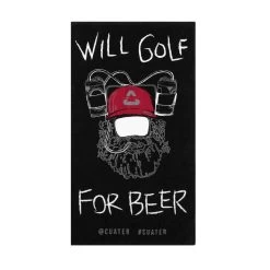 TravisMathew Happy Head Golf Towel